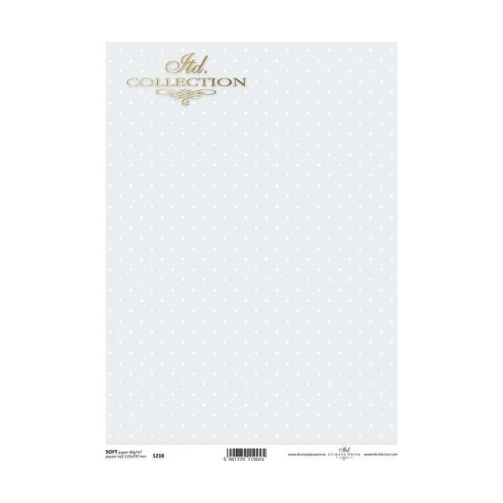 Decoupagepapier Soft ITD S0218