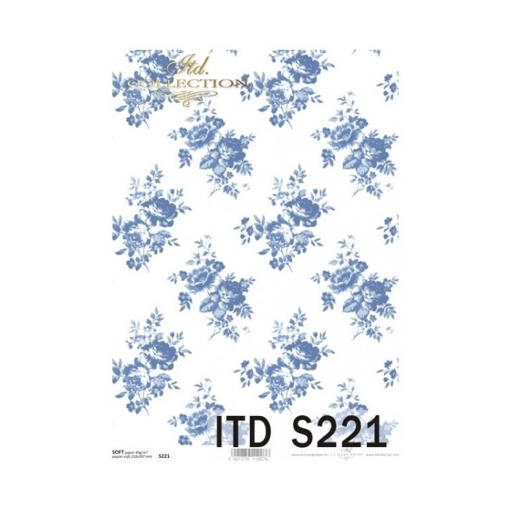 Decoupagepapier Zacht ITD S0221