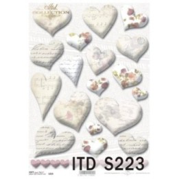 Decoupagepapier Soft ITD S0223