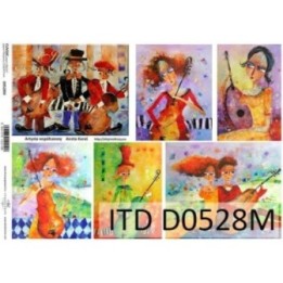 Decoupagepapier ITD D0528M