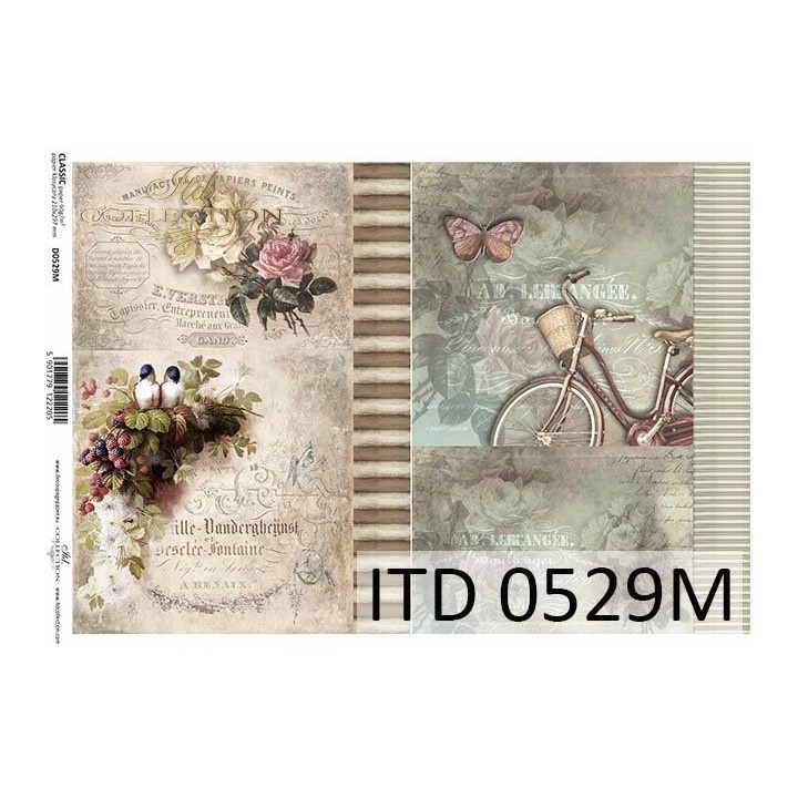 Decoupagepapier ITD D0529M