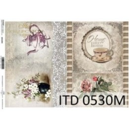 Decoupagepapier ITD D0530M