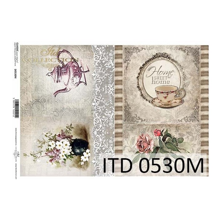 Decoupagepapier ITD D0530M