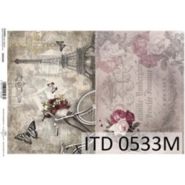 Decoupagepapier ITD D0533M