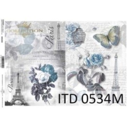 Decoupagepapier ITD D0534M