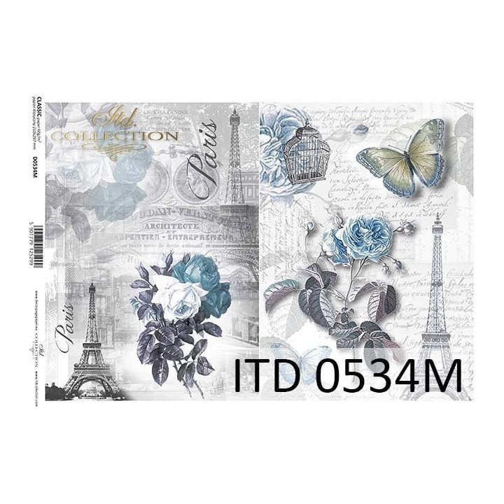 Decoupagepapier ITD D0534M
