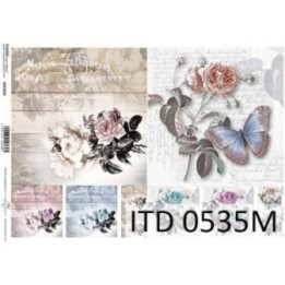 Decoupagepapier ITD D0535M