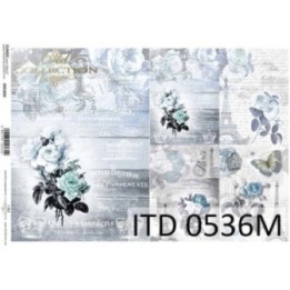 Decoupagepapier ITD D0536M