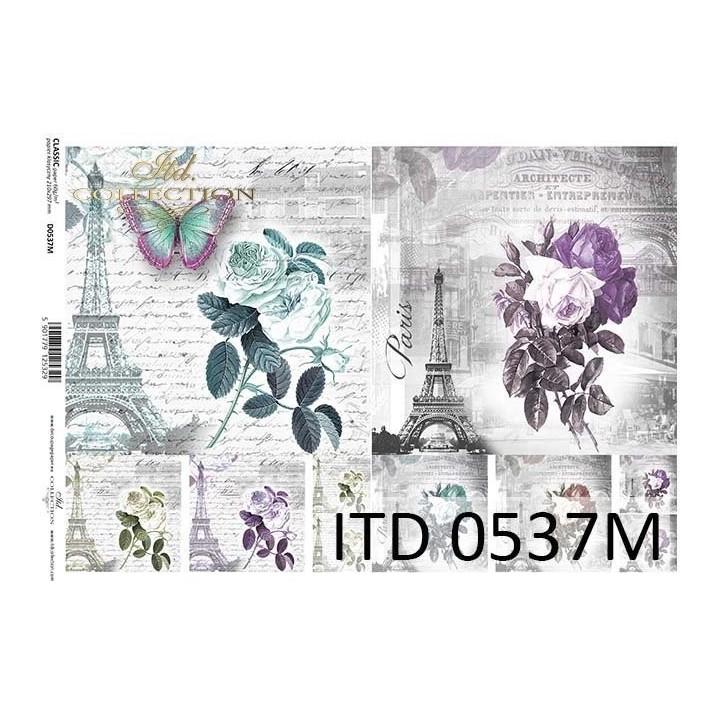 Decoupagepapier ITD D0537M