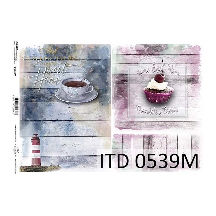 Decoupagepapier ITD D0539M