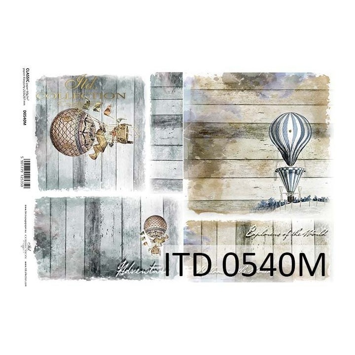 Decoupagepapier ITD D0540M