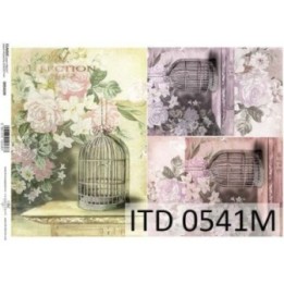Decoupagepapier ITD D0541M
