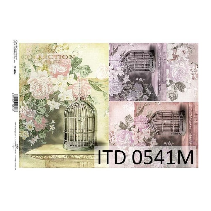 Decoupagepapier ITD D0541M