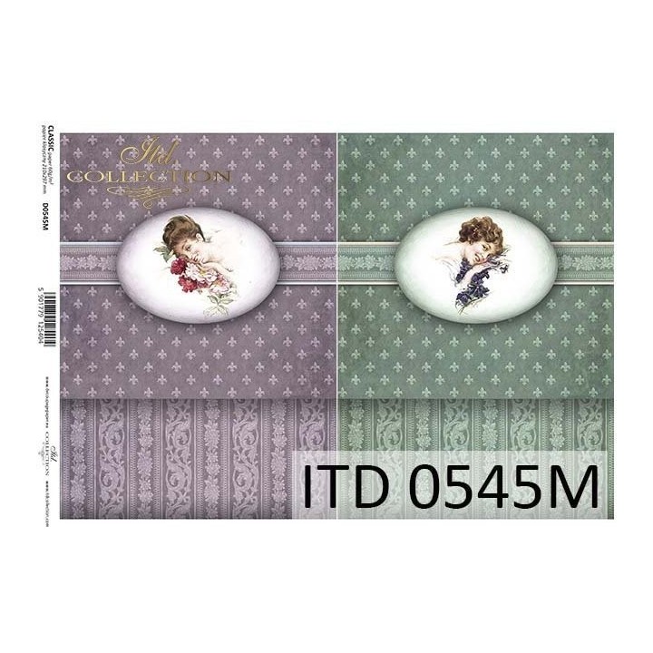 Decoupagepapier ITD D0545M