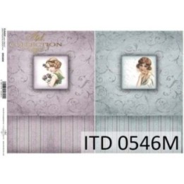 Decoupagepapier ITD D0546M
