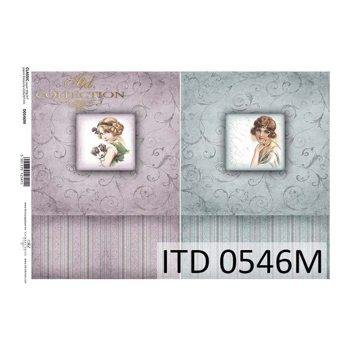 Decoupagepapier ITD D0546M