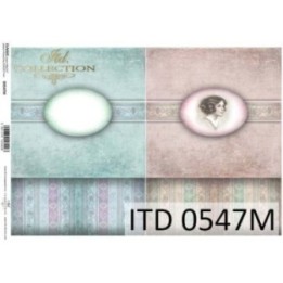 Decoupagepapier ITD D0547M