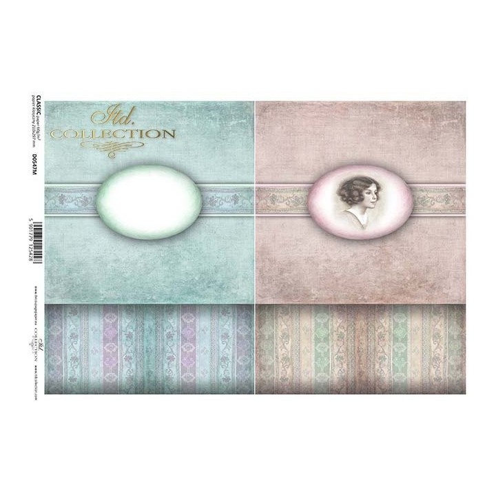 Decoupagepapier ITD D0547M