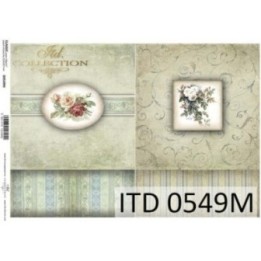 Decoupagepapier ITD D0549M