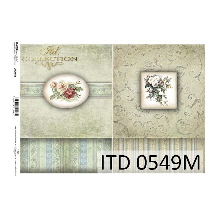 Decoupagepapier ITD D0549M