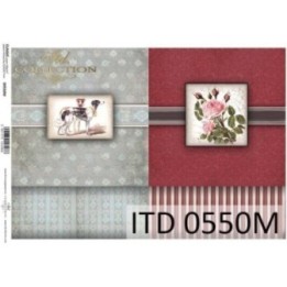 Decoupagepapier ITD D0550M