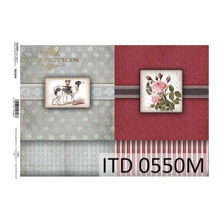 Decoupagepapier ITD D0550M