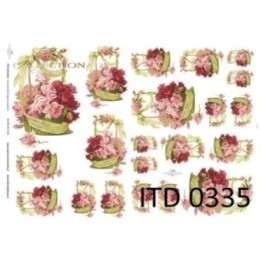 Decoupagepapier ITD D0335M