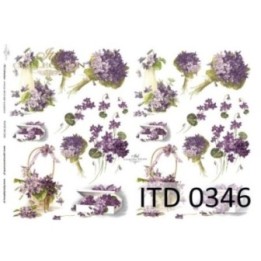 Decoupagepapier ITD D0346M