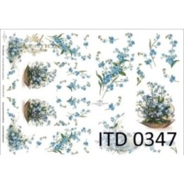Decoupagepapier ITD D0347M