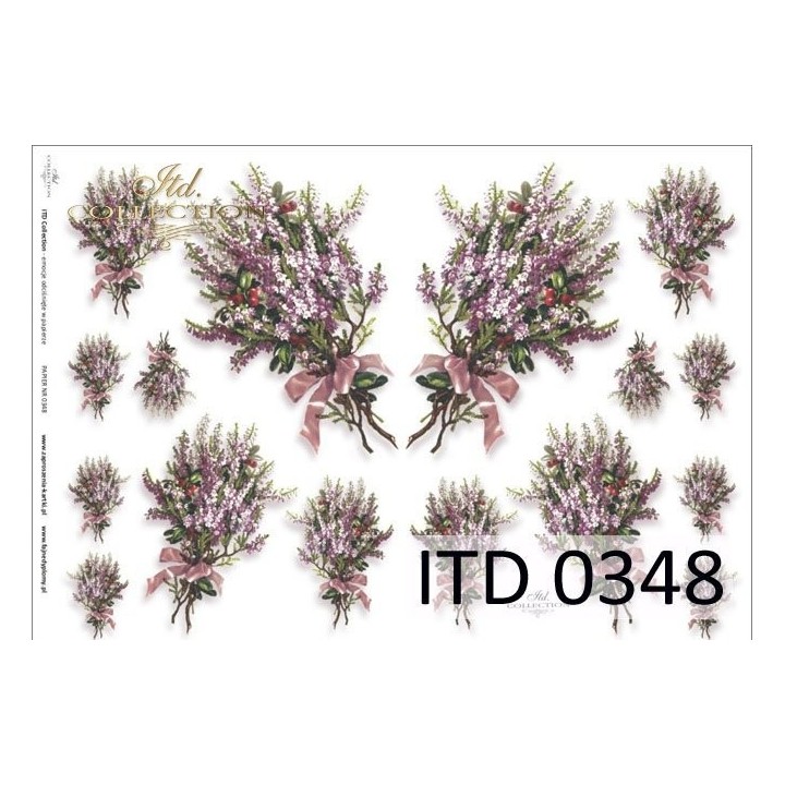 Decoupagepapier ITD D0348M