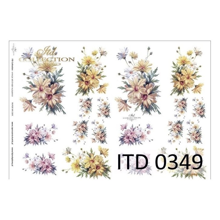 Decoupagepapier ITD D0349M