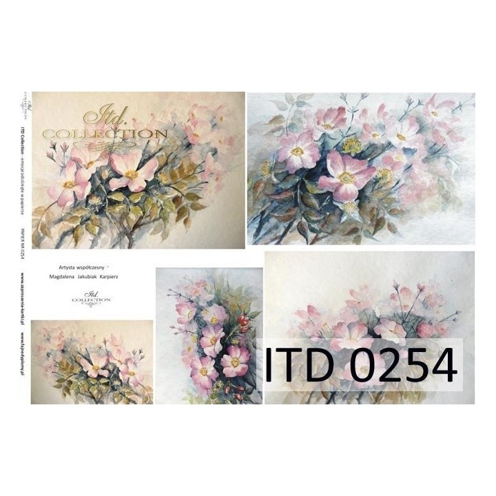 Decoupagepapier ITD D0254M