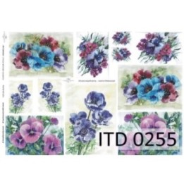 Decoupagepapier ITD D0255M