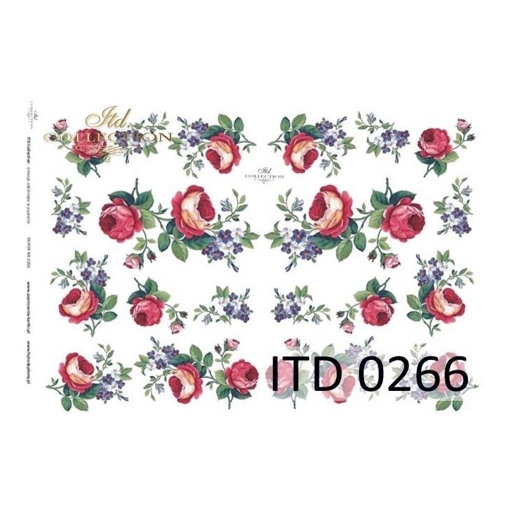 Decoupagepapier ITD D0266M