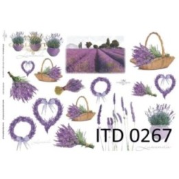 Decoupagepapier ITD D0267M