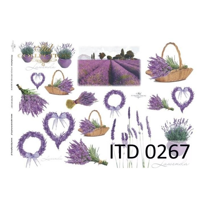 Decoupagepapier ITD D0267M