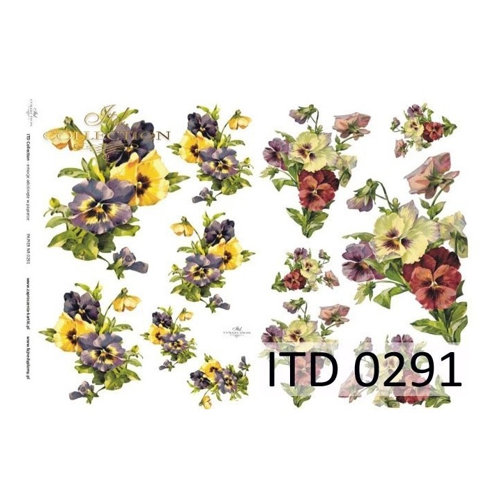 Decoupagepapier ITD D0291M
