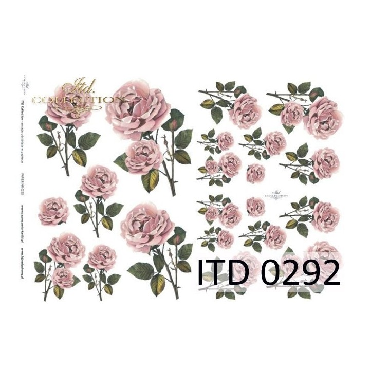 Decoupagepapier ITD D0292M