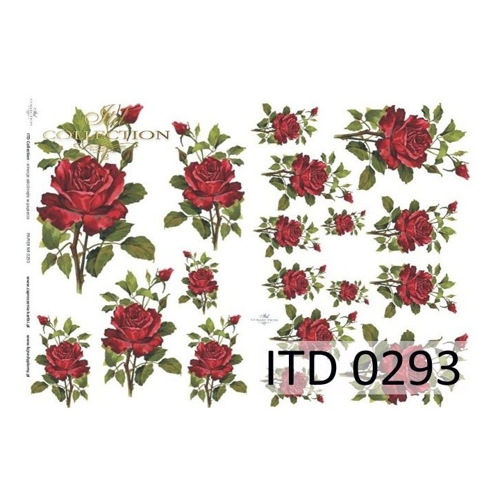 Decoupagepapier ITD D0293M