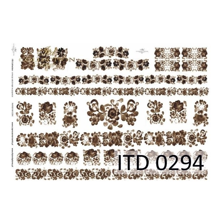 Decoupagepapier ITD D0294M