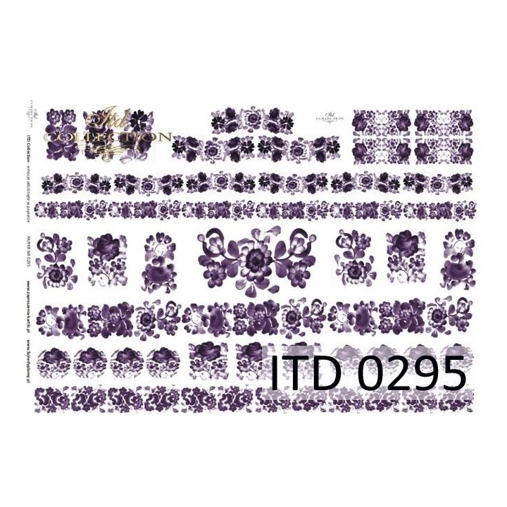 Decoupagepapier ITD D0295M