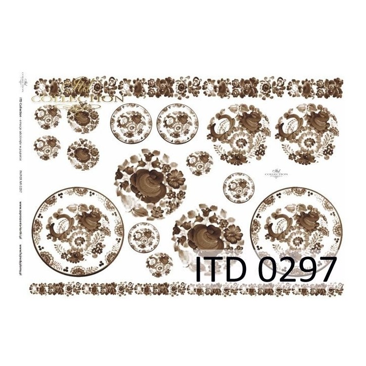 Decoupagepapier ITD D0297M