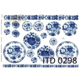 Decoupagepapier ITD D0298M