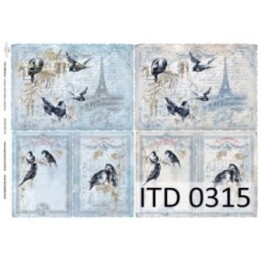 Decoupagepapier ITD D0315M