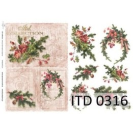 Decoupagepapier ITD D0316M