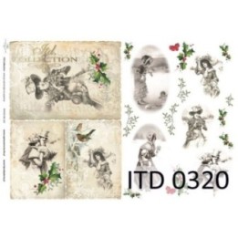 Decoupagepapier ITD D0320M