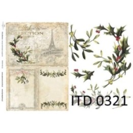 Decoupagepapier ITD D0321M