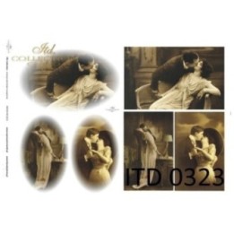 Decoupagepapier ITD D0323M