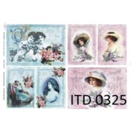 Decoupagepapier ITD D0325M