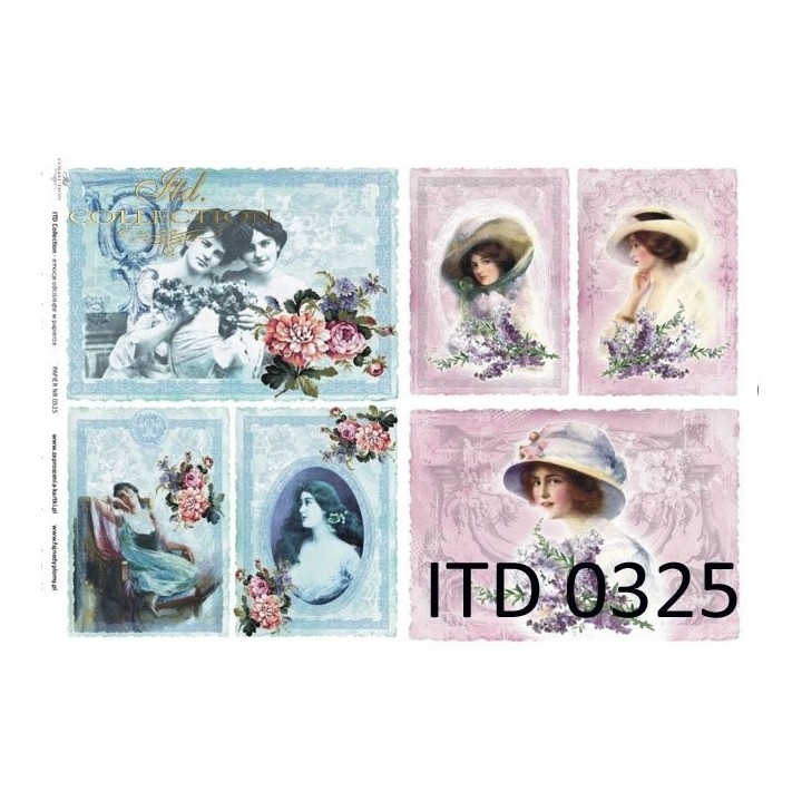 Decoupagepapier ITD D0325M